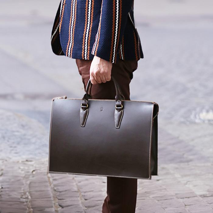 PORCO ROSSO（ポルコロッソ） 本革 ビジネスバッグ ブリーフケース A4