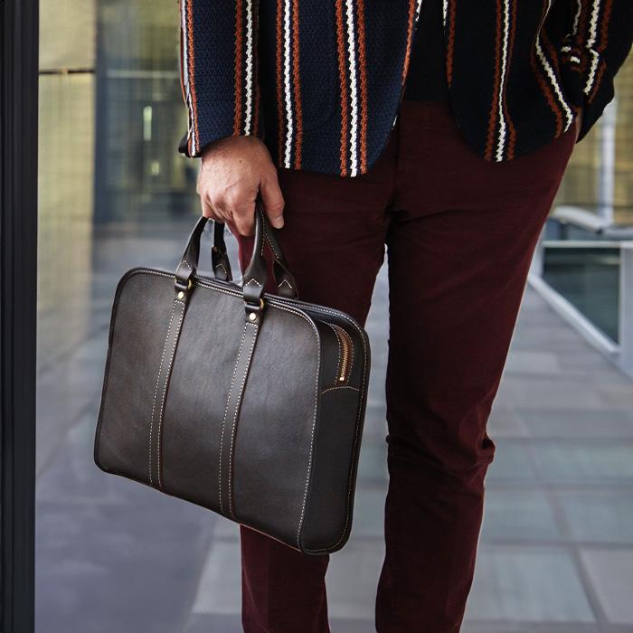 PORCO ROSSO（ポルコロッソ） ビジネスバッグ 本革 メンズ レディース