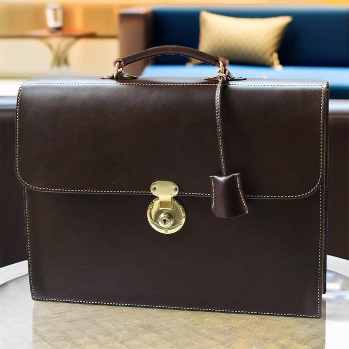 PORCO ROSSO（ポルコロッソ） ビジネスバッグ 鍵付き かぶせ ブリーフ