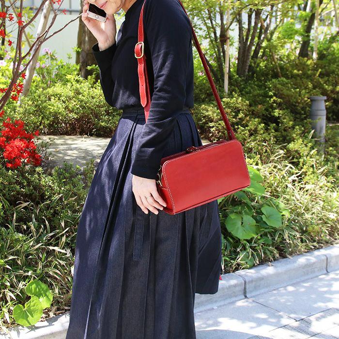 PORCO ROSSO（ポルコロッソ） ショルダーバッグ レディース 斜めがけ