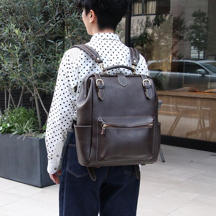 PORCO ROSSO（ポルコロッソ） がま口 リュック メンズ レディース