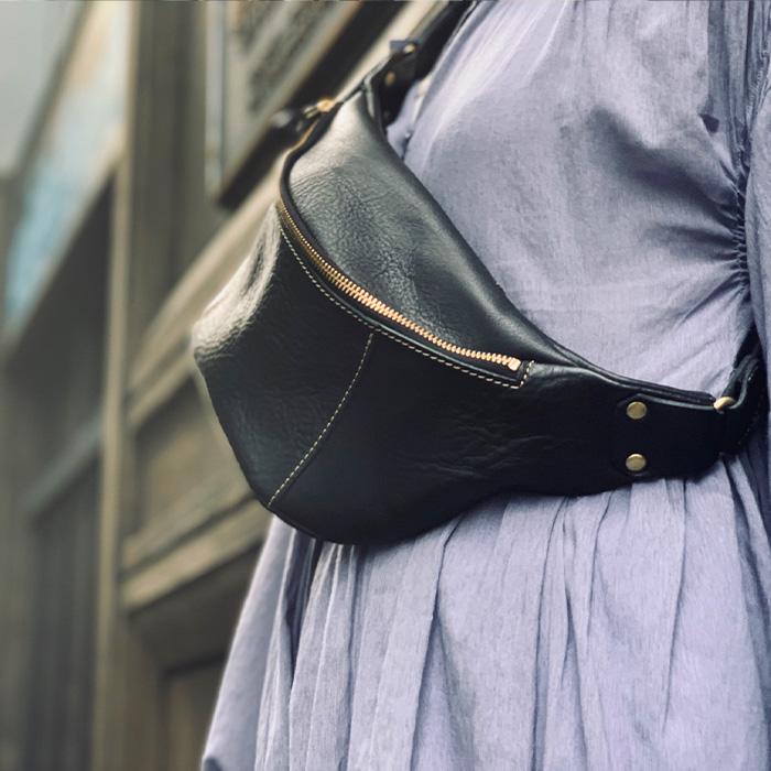 PORCO ROSSO（ポルコロッソ） ボディバッグ 本革 メンズ レディース