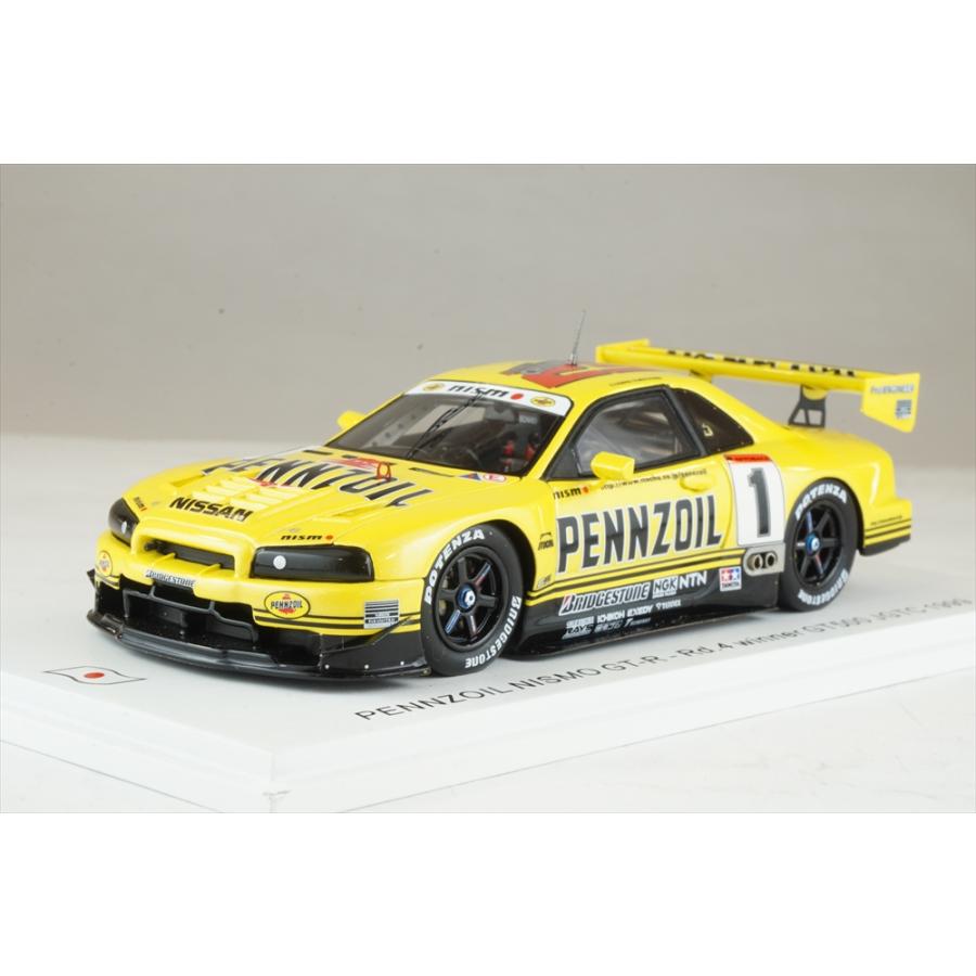 スパーク 1/43 ニッサン スカイライン GT-R R34 No.1 ペンズオイル