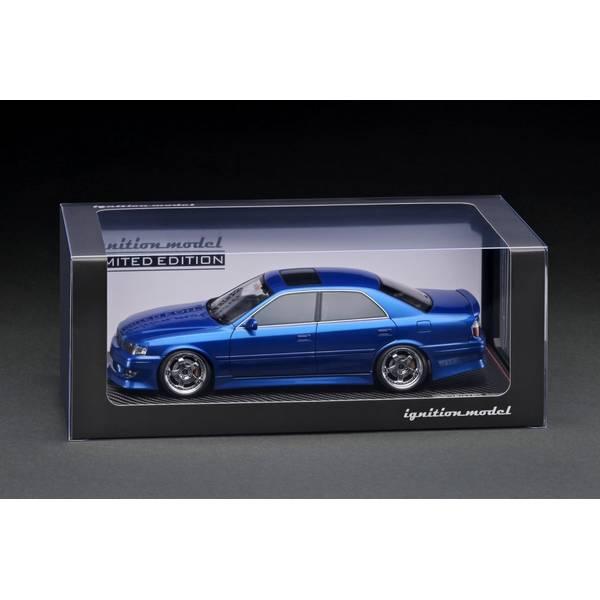 イグニッションモデル 1/18 ニッサン VERTEX JZX100 チェイサー ブルー