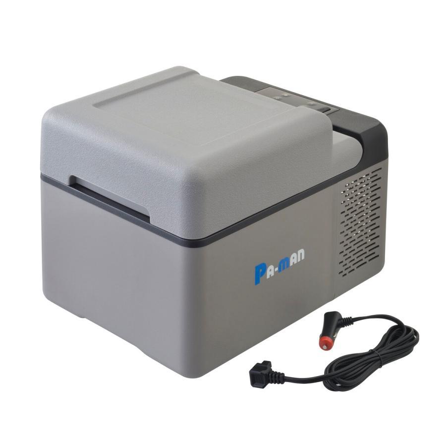 小型冷凍冷蔵庫 12L 車載 DC12/24V 20℃〜−20℃ USBポート付 車中泊