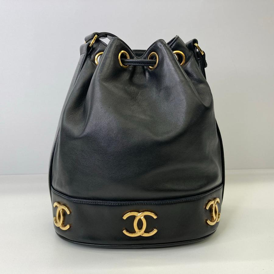 CHANEL（シャネル） トリプルココ 巾着 チェーン ショルダーバッグ