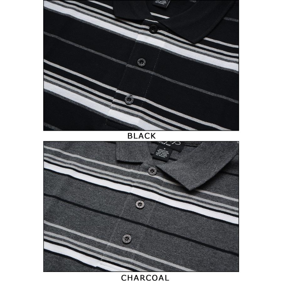 PRO CLUB（プロクラブ） キャルトップ ポロシャツ CALTOP S/S STRIPE