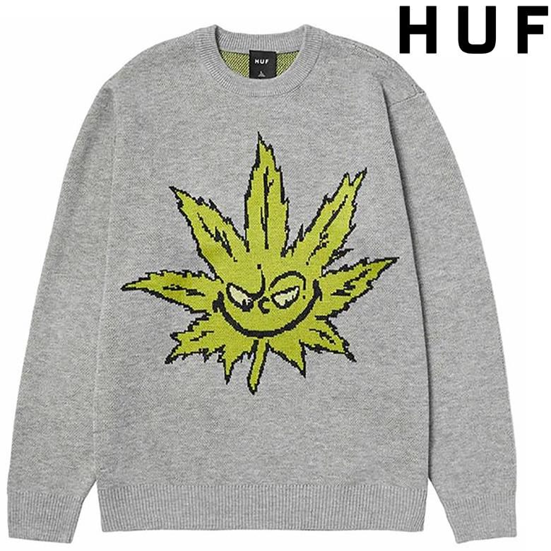 HUF（ハフ） セーター HUF GREENCH BUDDY CREW NECK SWEATER ニット