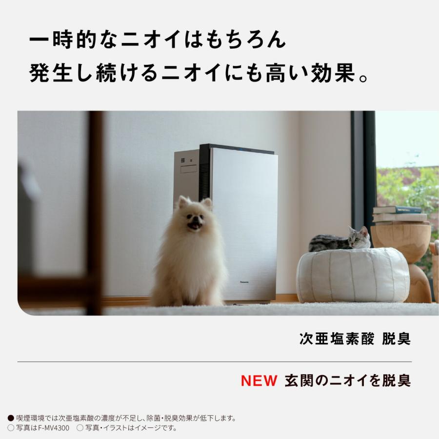 ジアイーノ 公式店 パナソニック 空間除菌脱臭機 F-ML4000B 〜18畳