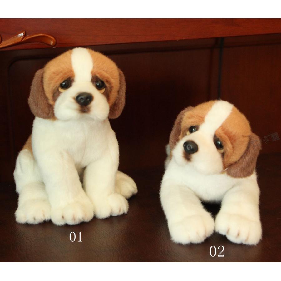 ぬいぐるみ シミュレーションセントバーナード犬 リアルな犬おもちゃ