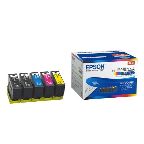 エプソン（EPSON） インクカートリッジ 5本パック IB06CL5A : 文具屋