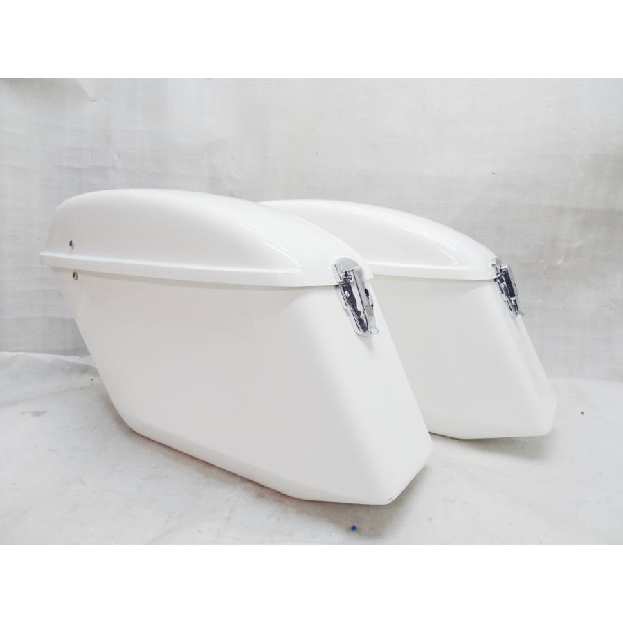 ハードパニアケース 20L×2 ホワイト 左右セット FLHスタイルサイド