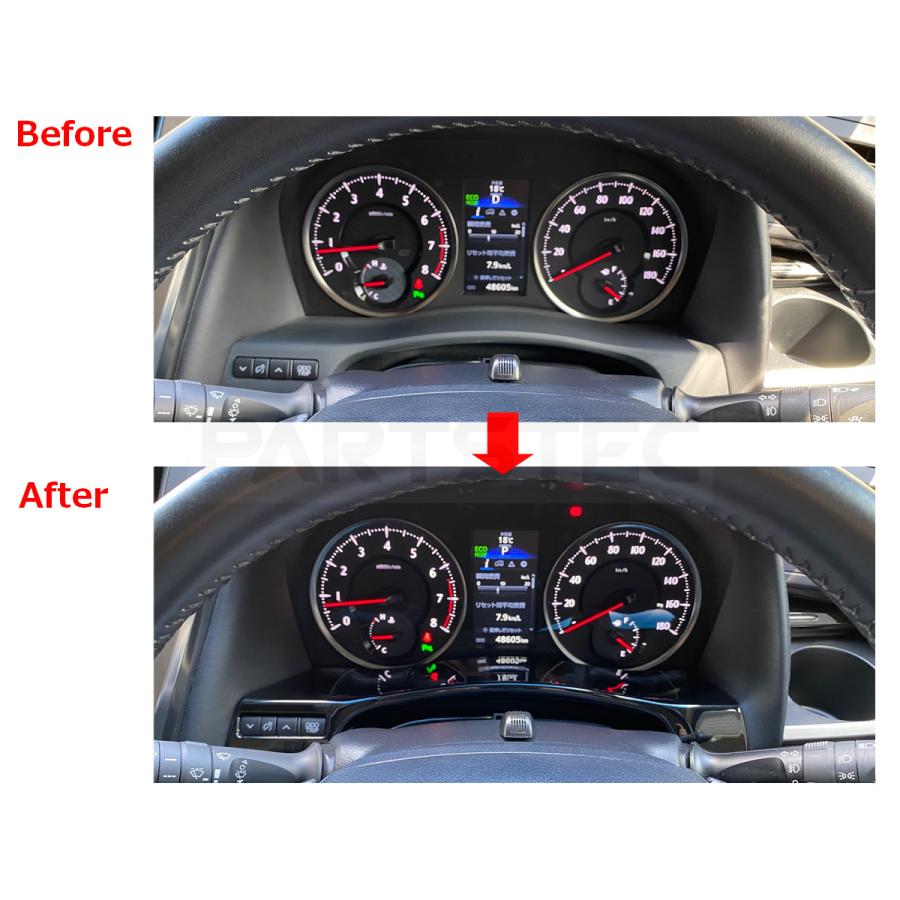 アルファード メーター アンダーパネル ピアノブラック ヴェルファイア