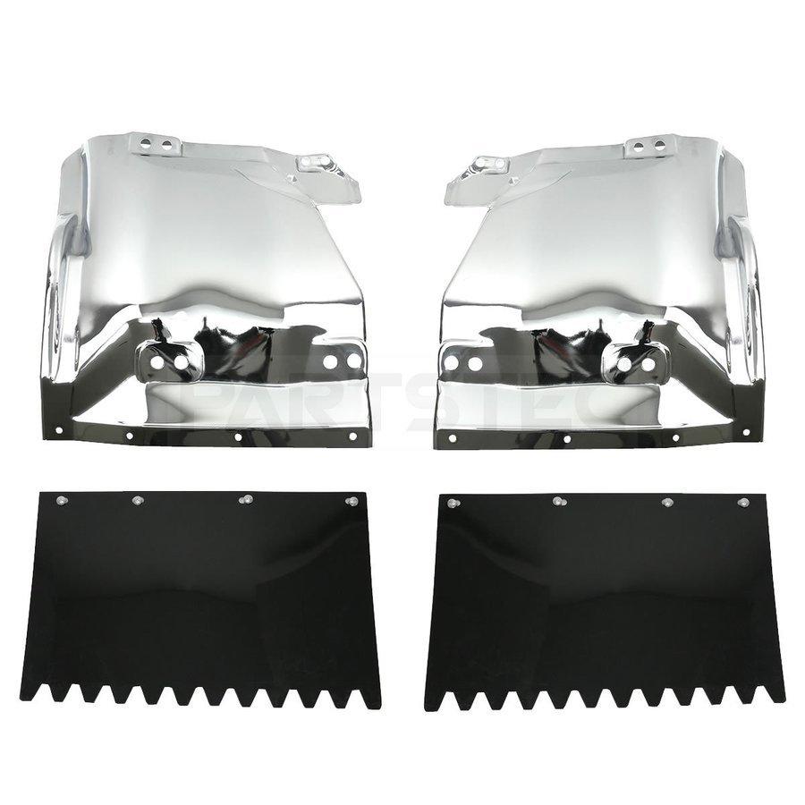 いすゞ（ISUZU） 07 エルフ 前期 泥除け スチール メッキ マッドガード