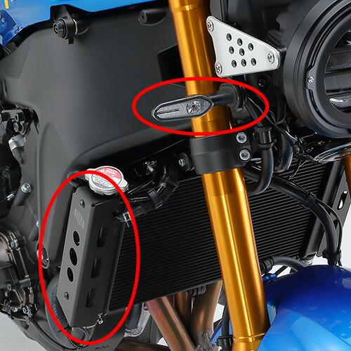 ワイズギア XSR900('22-) ラジエターサイドカバー ウインカー移設
