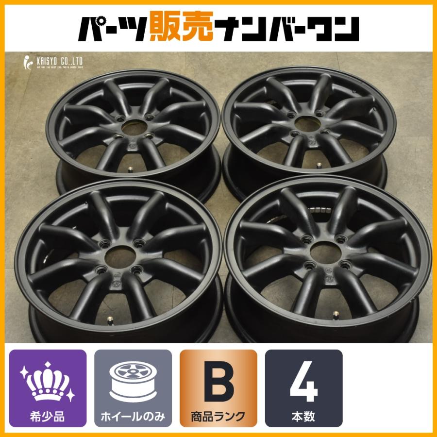 程度良好】RSワタナベ エイトスポーク F8F 15in 5.5J +40 PCD100 4本
