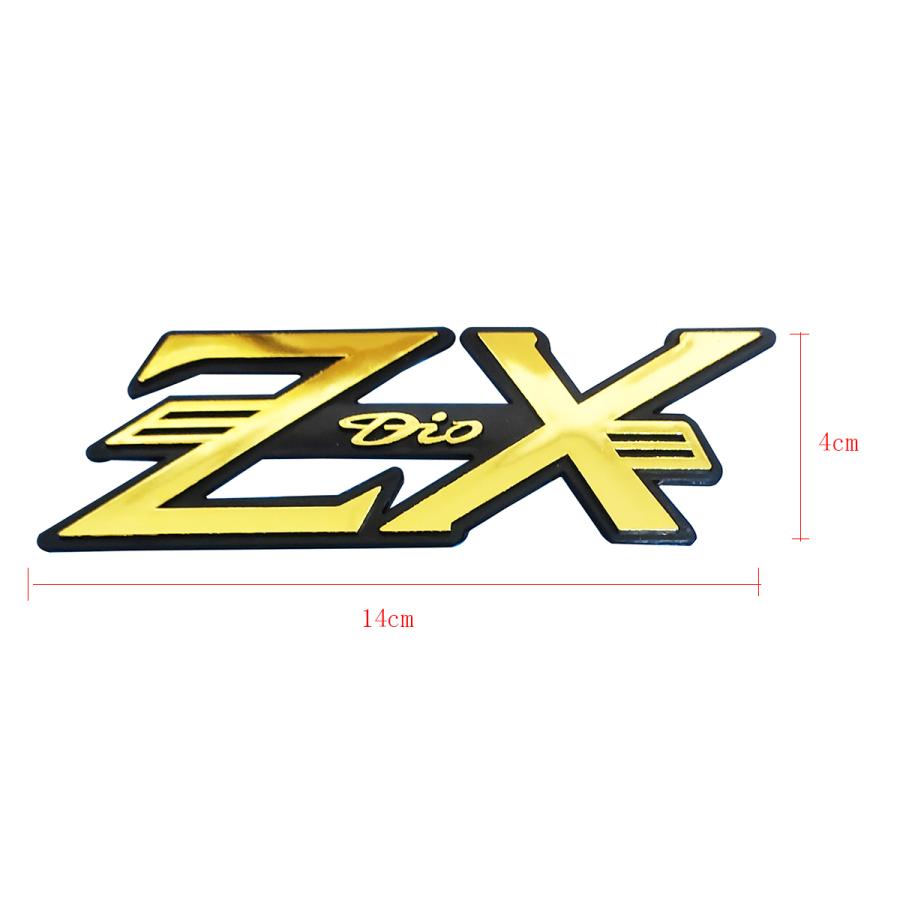 ホンダ ライブディオ DIO ZX エンブレム 3点 セット ゴールド 外装