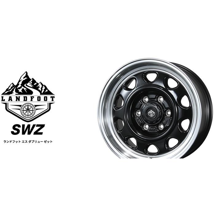 SWZ 17インチ 5ホール 17X7.0J ホイール 4本セット 1台分 LANDFOOT