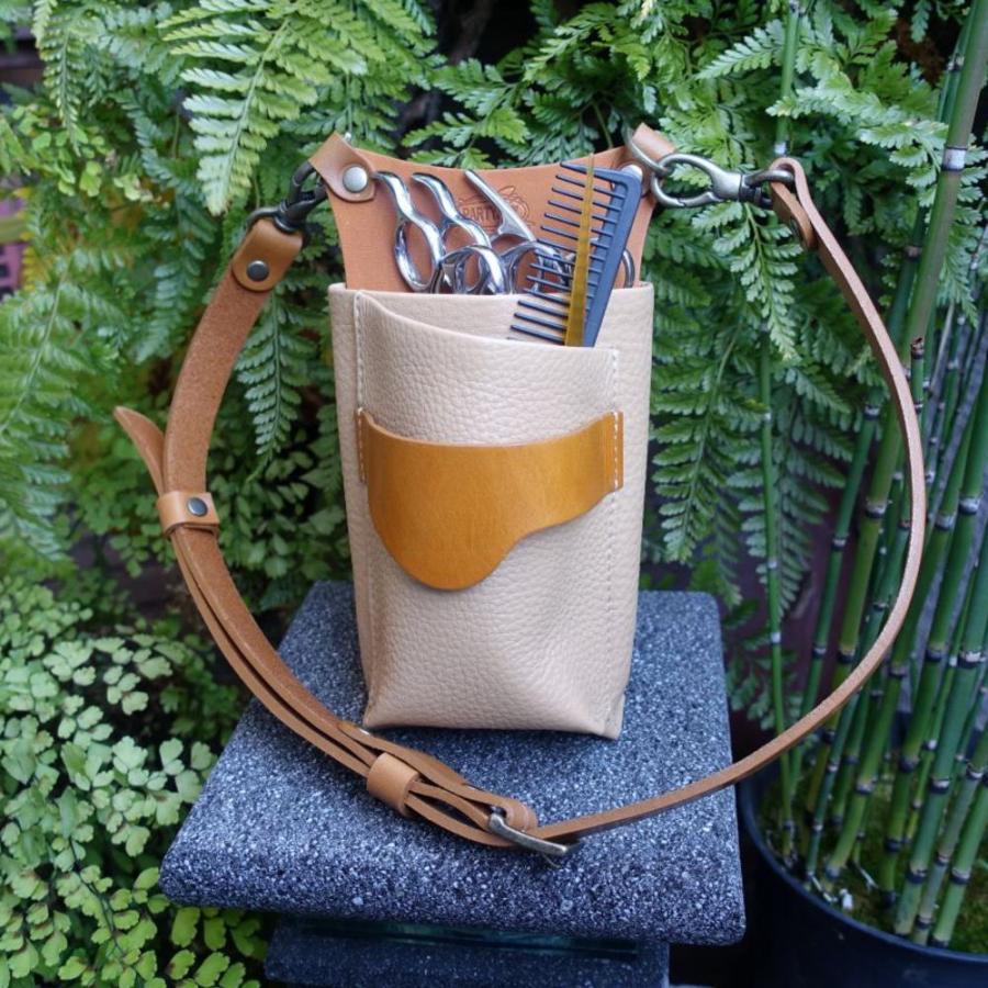 シザーケース 美容師 トリマー 本革 simple-hair 2-3丁 4-5丁 6-7丁