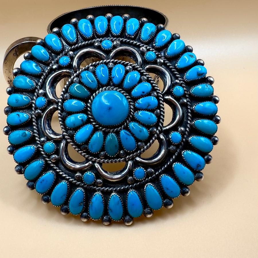 ヴィンテージ クラスターターコイズペンダント アリスクアム