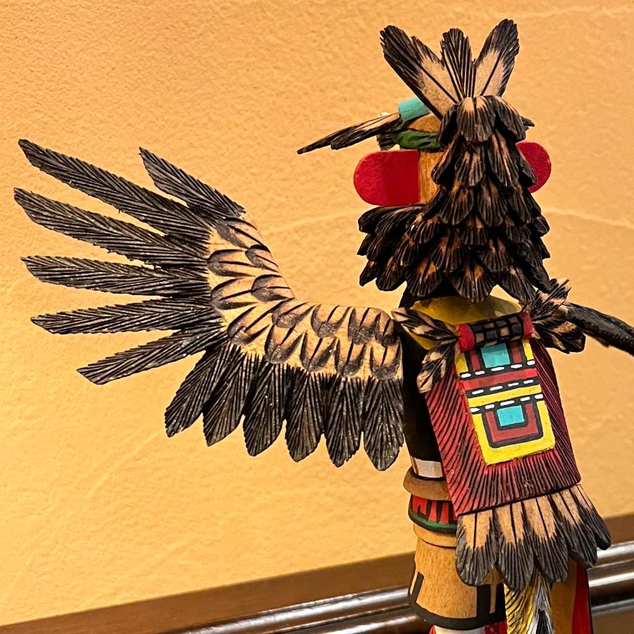 イーグルダンサーカチナ ネイティブアメリカン/ホピ族/カチーナ/Ron