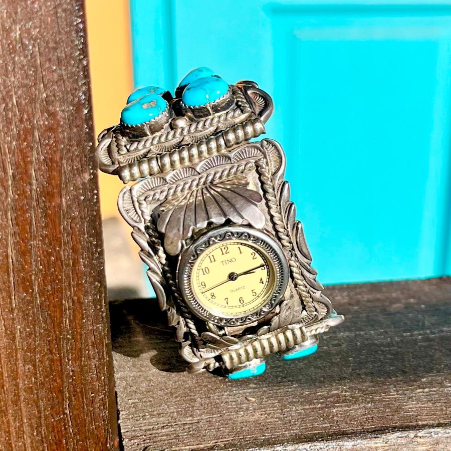 ヴィンテージ時計 スリーピングビューティターコイズ インディアン