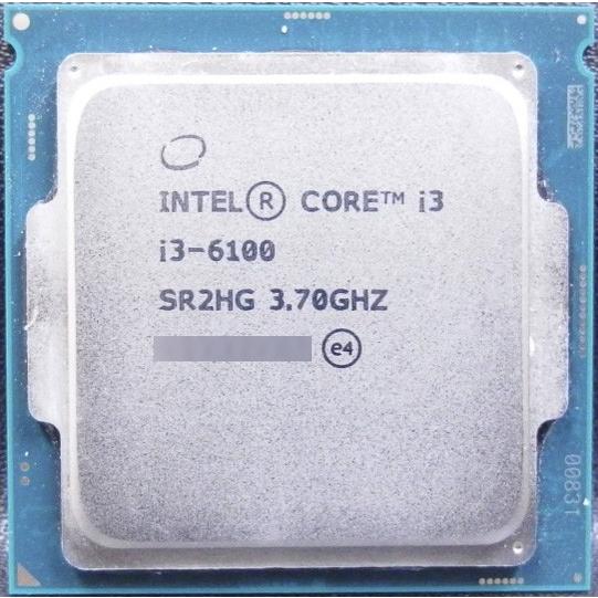 インテル（intel） 中古パソコンパーツ Intel Core i3 6100 3.7GHz