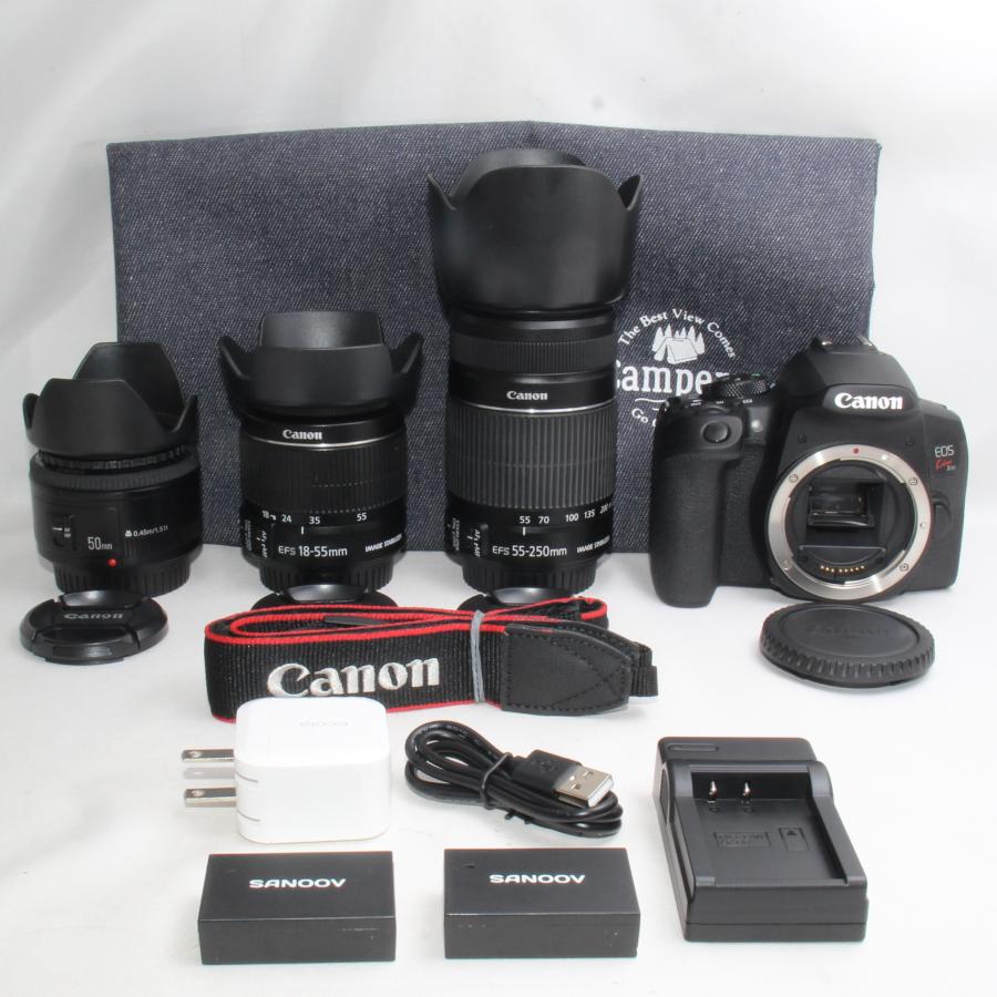 EOS Kiss キヤノン Canon kiss X10i 手振れ補正ダブル＋単焦点