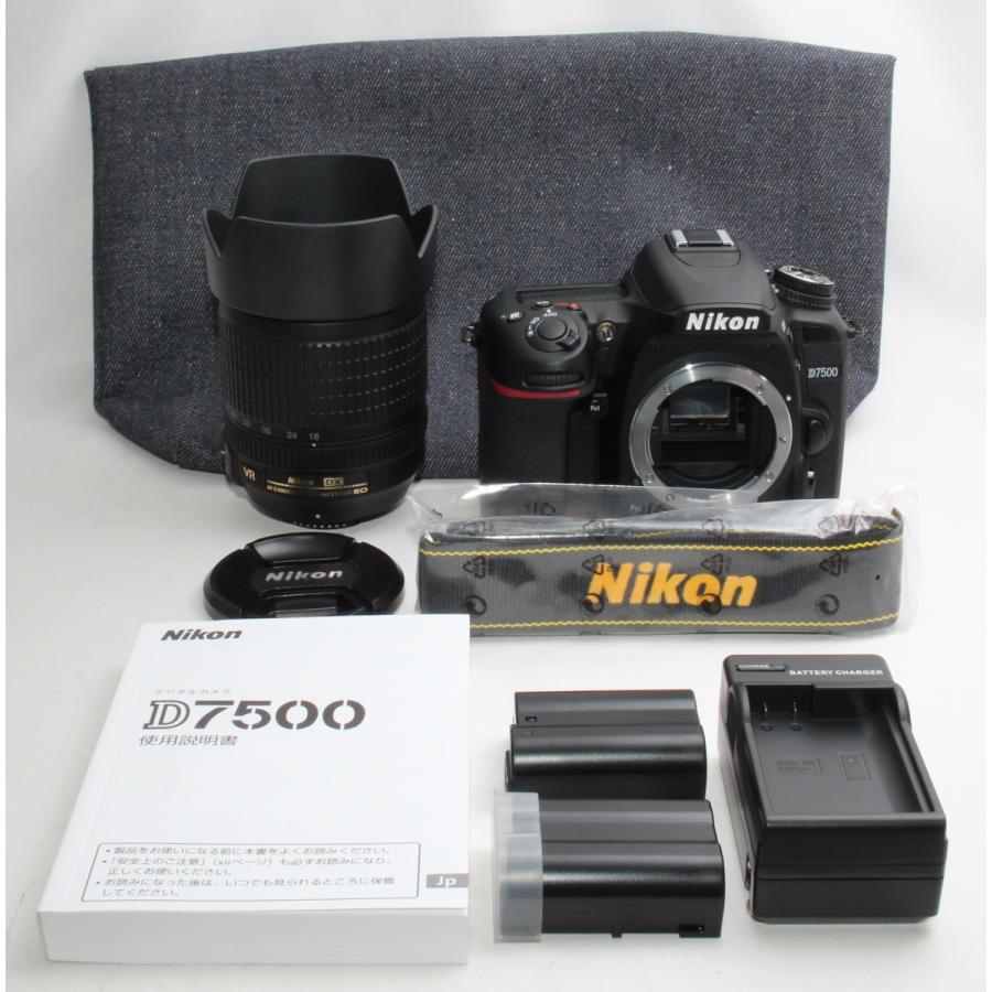 ニコンD ニコン Nikon D7500 18-105VR レンズセット レンズキット 美品