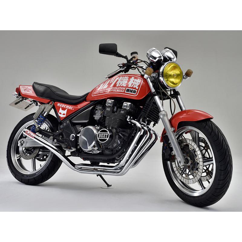 □ワルツ機械曲マフラー□ ゼファー400 メッキインナータイプ 【送料