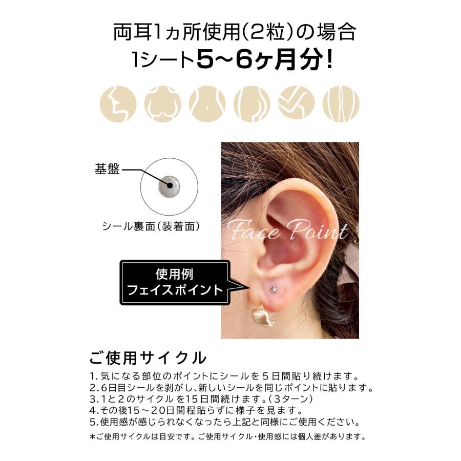 グイグイリフト 耳つぼシール 耳つぼジュエリー 正規販売店 20粒