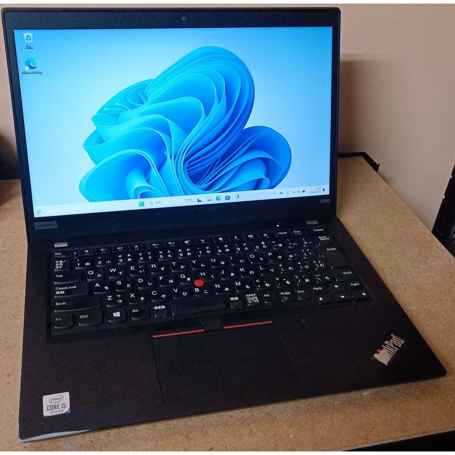 ThinkPad X 【最新Win11Pro】 軽量1.33Kg Lenovo X390 (Core i5-10210U