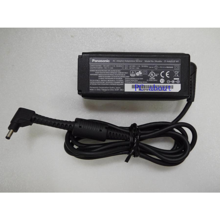 Panasonic CF-XZシリーズ用 ACアダプター CF-AA62U2F 16V-2.8A : PC