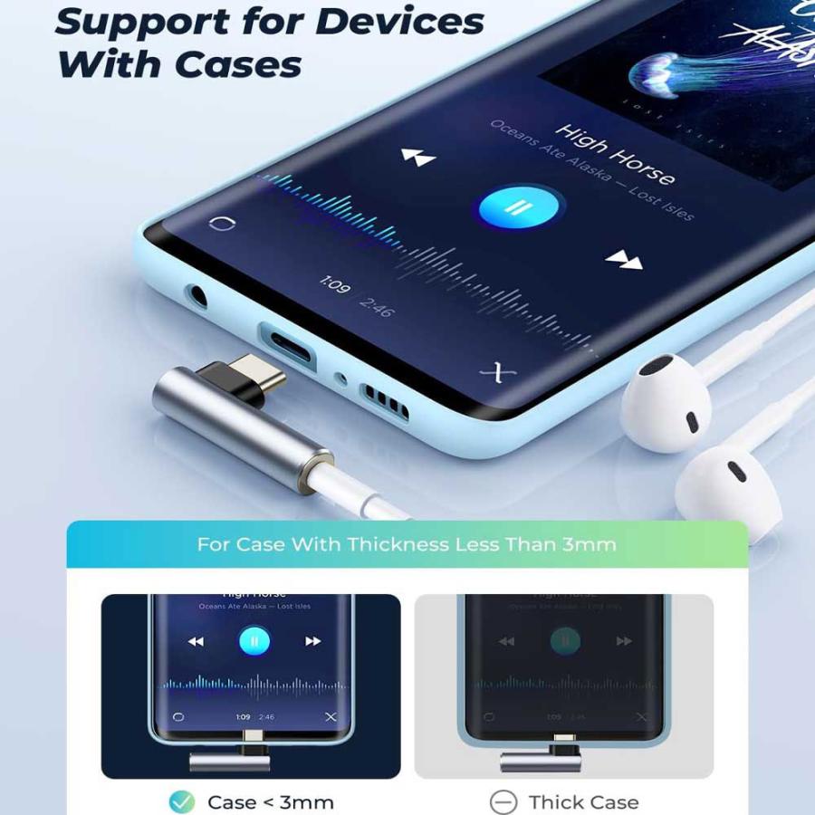 ハイレゾ音質】 USB C イヤホンジャック変換 C-3.5mm イヤホン変換