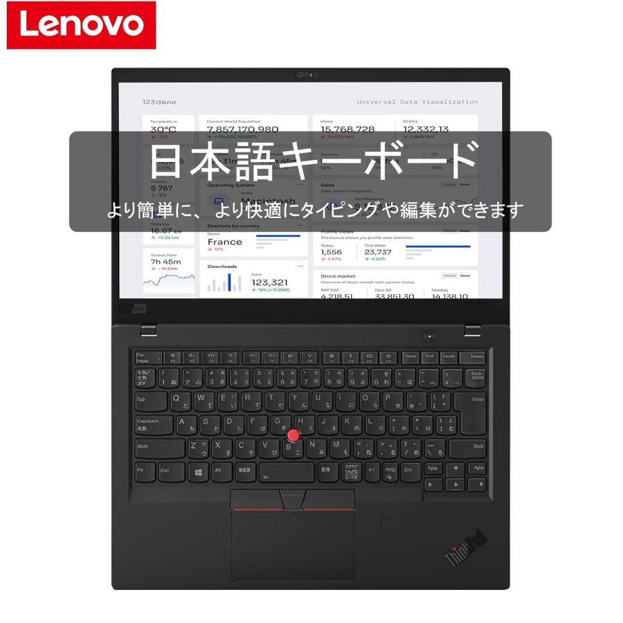 ThinkPad 薄型・軽量 中古ノート PC Lenovo X1/第8世代Core i5-8350U