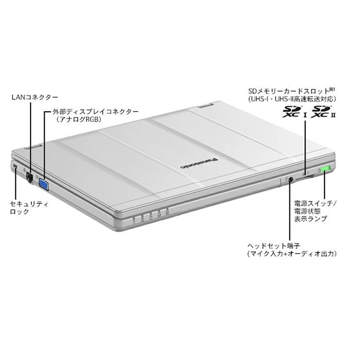 Let's note Panasonic Lets CF-SZ5 第6世代 Core i5 メモリ8GB SSD