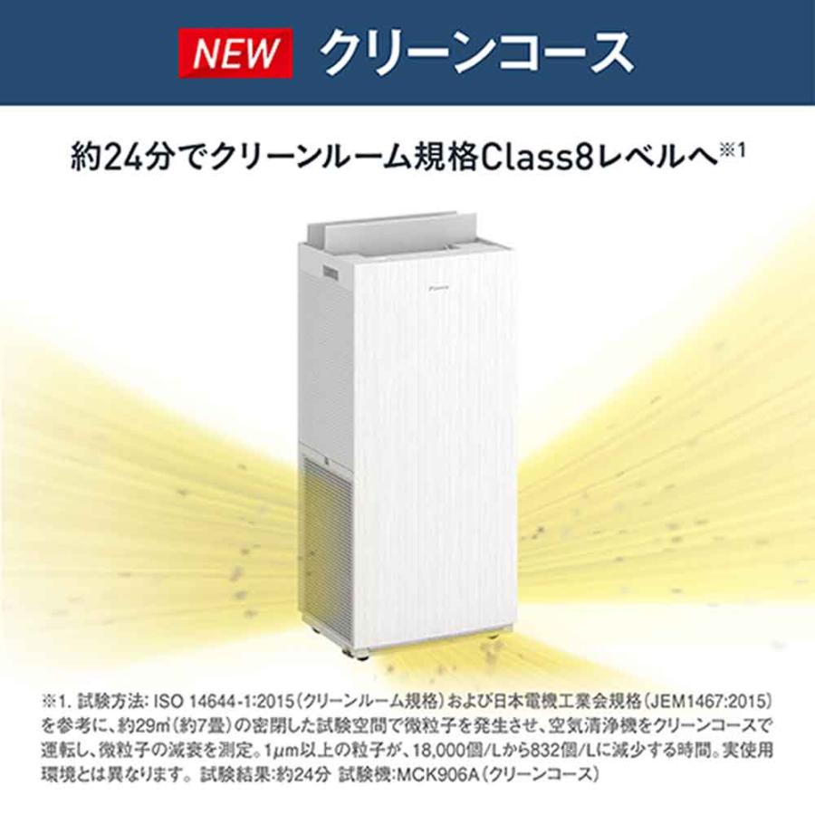 ダイキン（DAIKIN） 加湿ストリーマ空気清浄機 MCK906A-W ホワイト