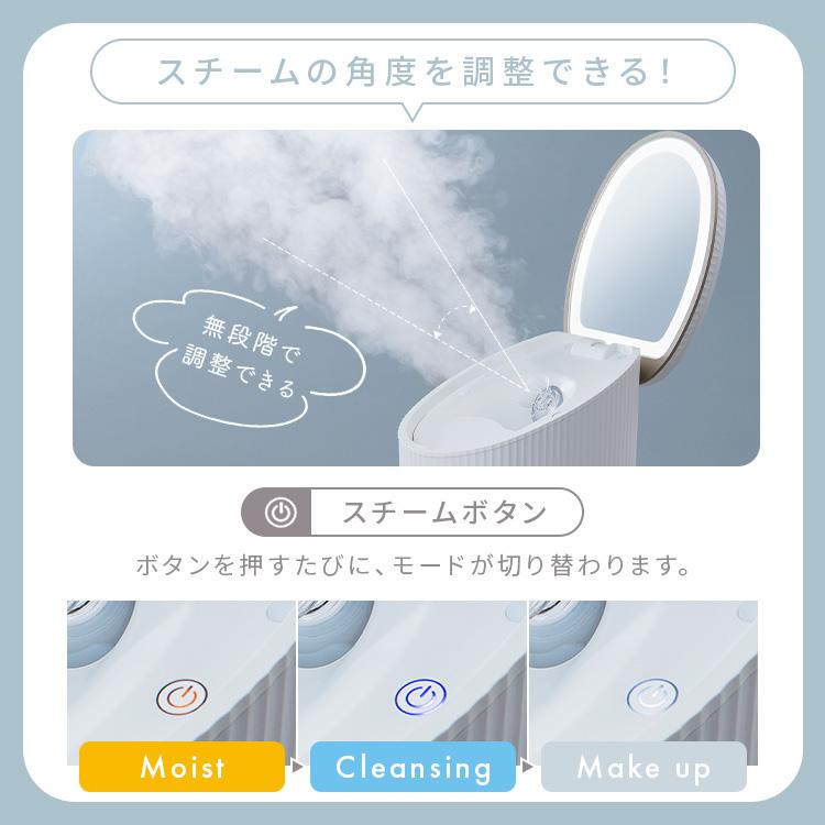 IRIS OHYAMA（アイリスオーヤマ） フェイススチーマー スチーム 保湿