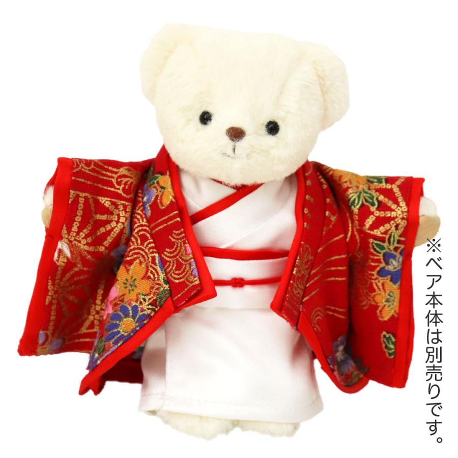 プティルウ（Petit Loup） ぬいぐるみ 服 おしゃれ 着せ替え 羽織袴 色