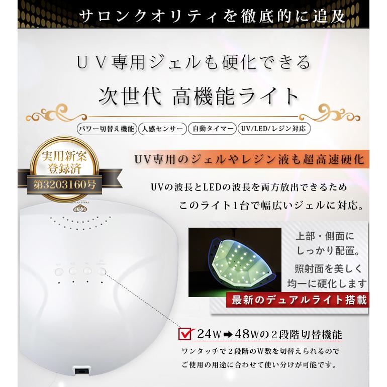 petitprice（プチプラ） 48W UV LEDライト パールホワイト[ ジェル