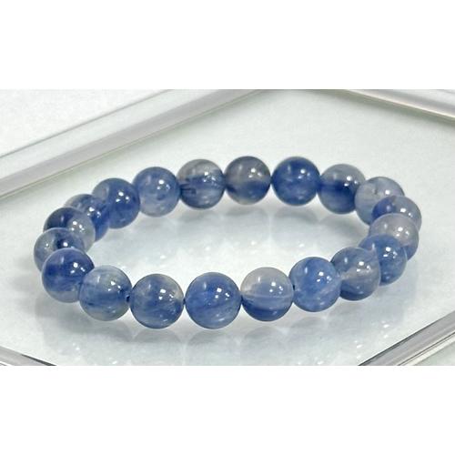 カイヤナイトシリカ ブレスレット カイヤナイト 約9.5ミリ ブラジル産