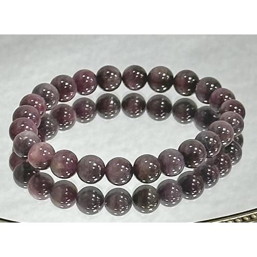 レッドトルマリン ルベライト トルマリン ブレスレット 約7.5ミリ