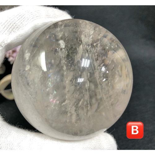 水晶 ロッククリスタル 丸玉 約65ミリ アクリル台付き 天然石