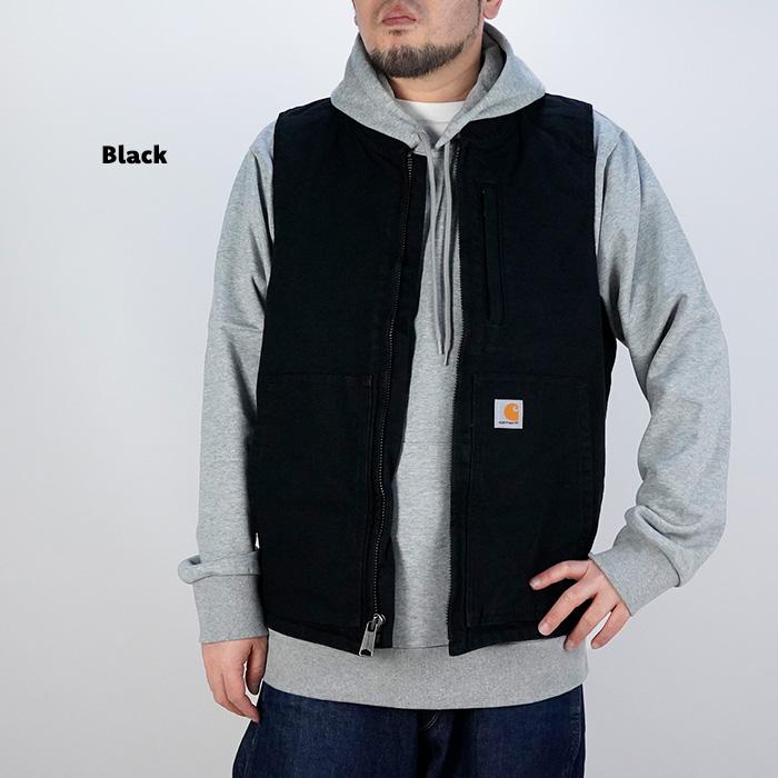 Carhartt（カーハート） リブカラー ワークベスト CARHARTT LOOSE FIT