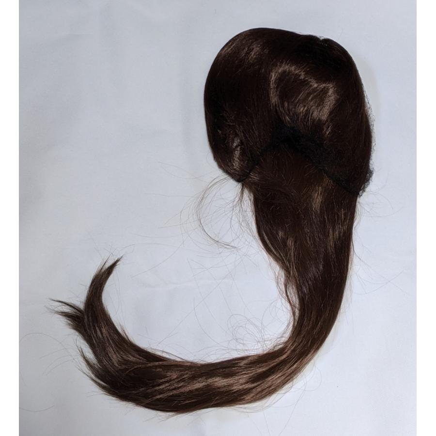 茶色 ダークブラウン ロングストレート ウィッグ かつら レディース