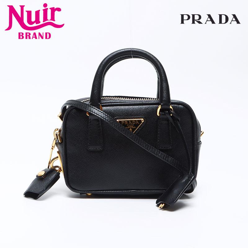 PRADA（プラダ） ショルダーバッグ ミニ サフィアーノ 2way 三角ロゴ