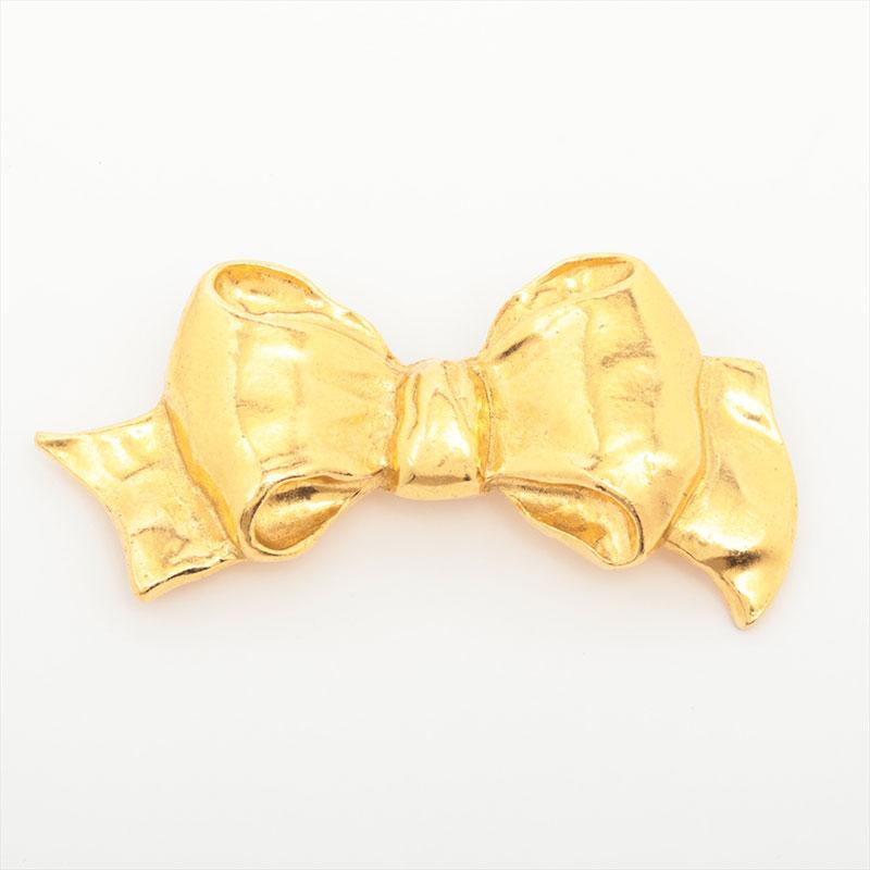 CHANEL（シャネル） ブローチ リボン ゴールド : NUIR VINTAGE ヤフー