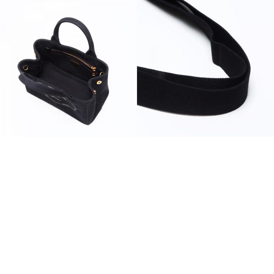 PRADA（プラダ） トートバッグ カナパ 2WAY SS ミニ ブラック : NUIR