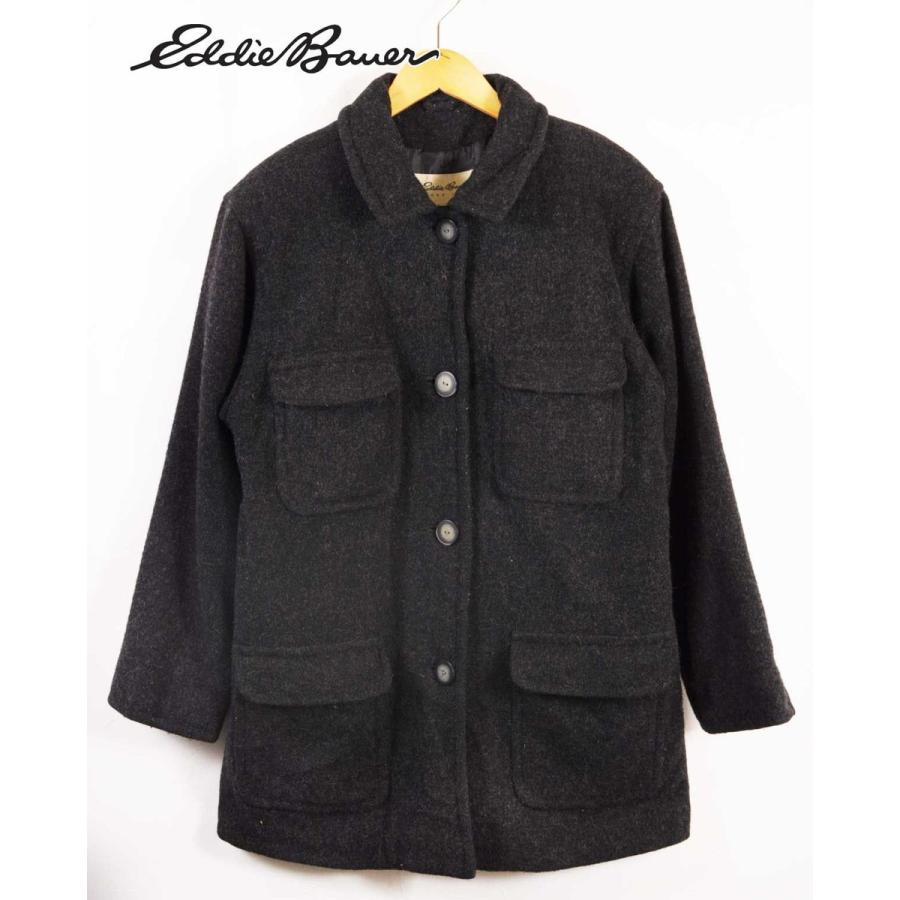 Eddie Bauer（エディーバウアー） USA製 ウールコート ミックス