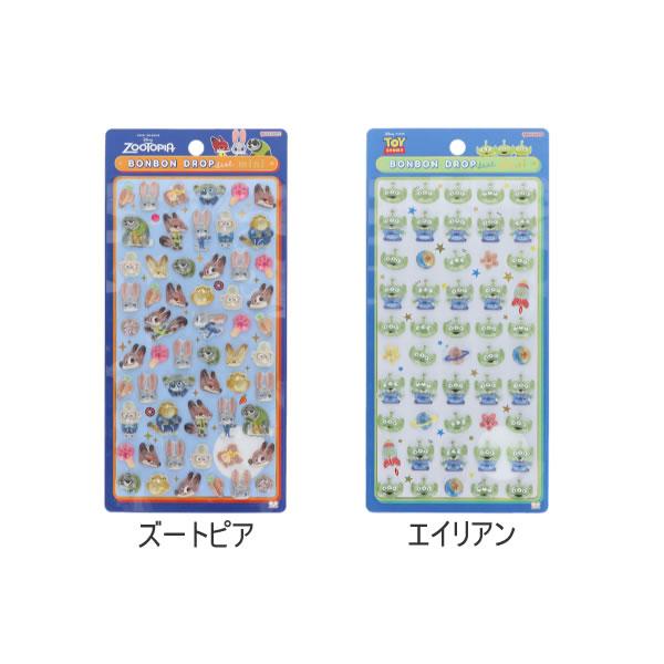 サンスター文具 ボンボンドロップシール ミニ ディズニー ボンボン